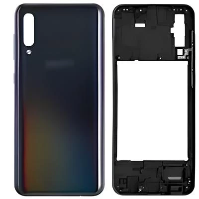 Samsung Galaxy A50  - SM-A505F FULL Kasa Arka Kapak Takım SİYAH