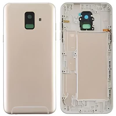 Samsung Galaxy A6  - SM-A600F FULL Kasa Arka Kapak Takım GOLD