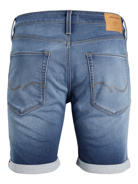 JACK JONES Erkek Yırtık Desenli Kot Şort 12252181 - 6