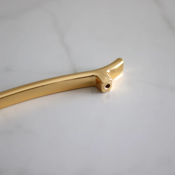Merve (160 MM-16 CM) Gold Altın Metal Kulp Çekmece Mobilya Mutfak Dolap Kulpları Dolabı Kulbu Kulpu - 5