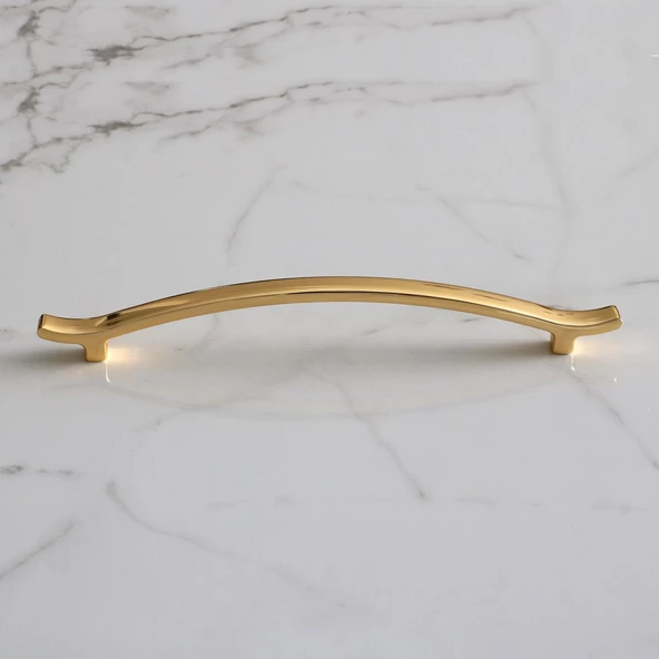 Merve (160 MM-16 CM) Gold Altın Metal Kulp Çekmece Mobilya Mutfak Dolap Kulpları Dolabı Kulbu Kulpu - 4