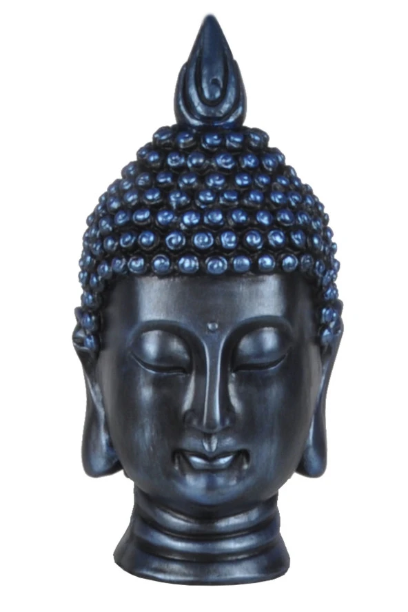 qdec Modern Dizayn Büyük Buda Biblo Cobalt