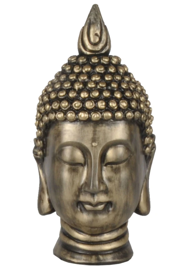 qdec Modern Dizayn Büyük Buda Biblo Gold