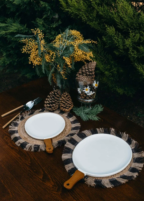 The Mia Woody Porselen Servis 34x21 cm - 4