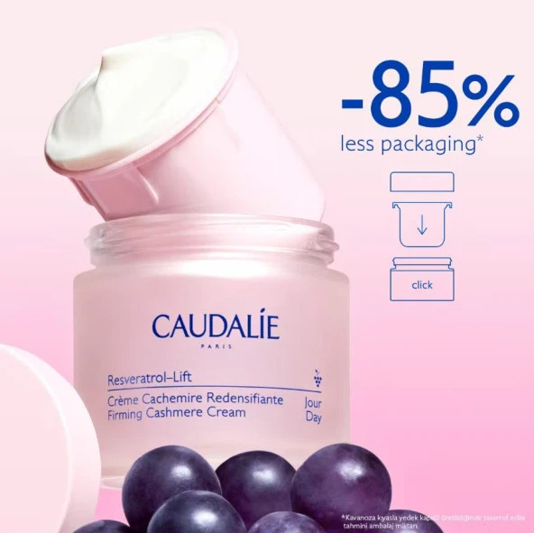 Caudalie Resveratrol Lift Sıkılaştırıcı Kaşmir Krem 50 ml - Resim 6