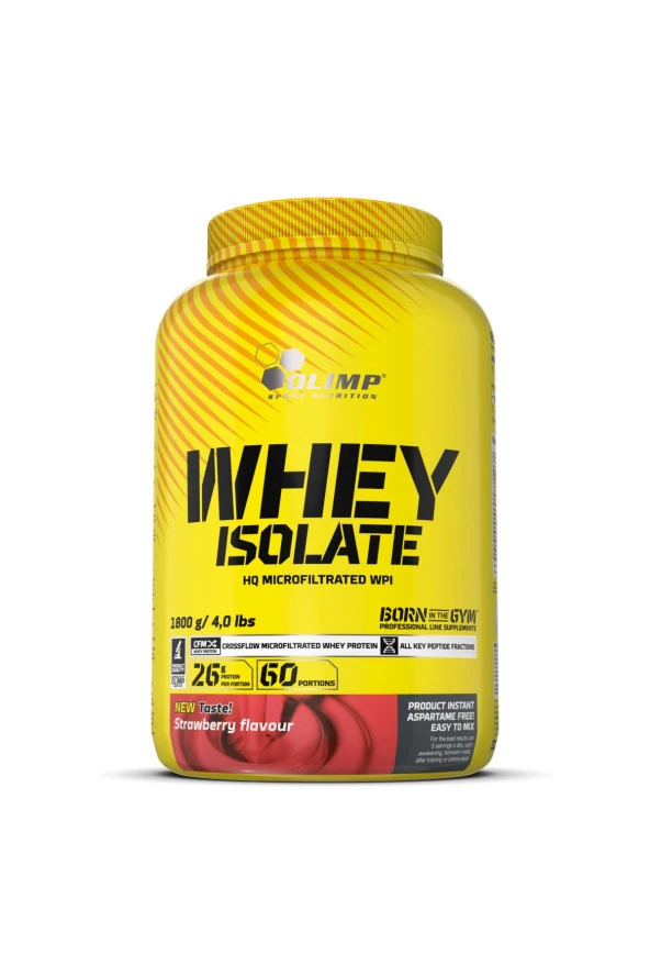Whey Isolate Protein 1800 Gr Çilek Aromalı