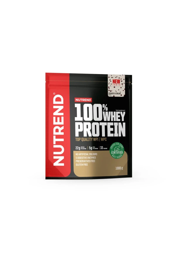 %100 Whey Protein 1000 gr - Cookies & Cream- Kurabiye - 2