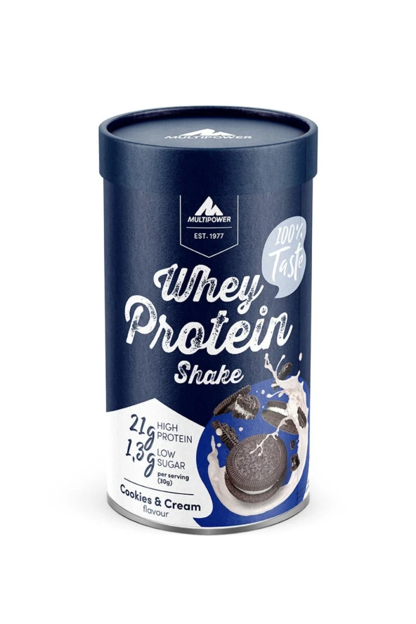 Whey Protein Shake 420G Cookies Cream - Kurabiye Aromalı