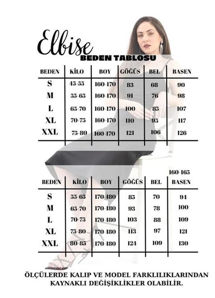 Eteği Volanlı Viskon Elbise - Siyah - 8