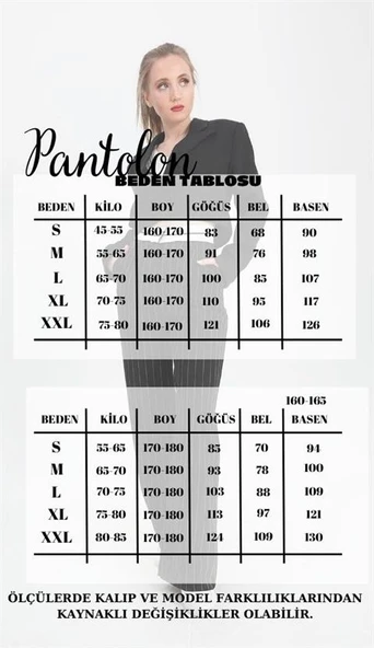 Dalga Desenli Pantolon - Yeşil - Resim 7