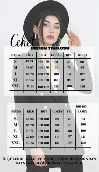 Çift Peto Cepli Kısa Crop Blazer Ceket - Yeşil - Resim 6