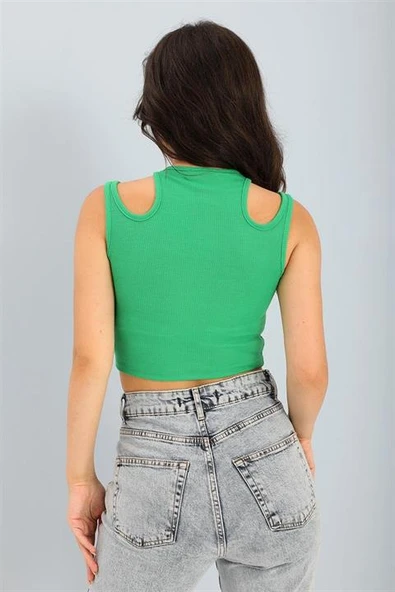 Atlet Çift Askılı Kaşkorse - Zümrüt - Resim 3