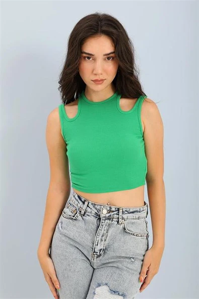 Atlet Çift Askılı Kaşkorse - Zümrüt - Resim 2