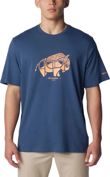 Columbia CSC M Range Roamer Outdoor Ss Tee Erkek Kısa Kollu Tişört CS0360-480