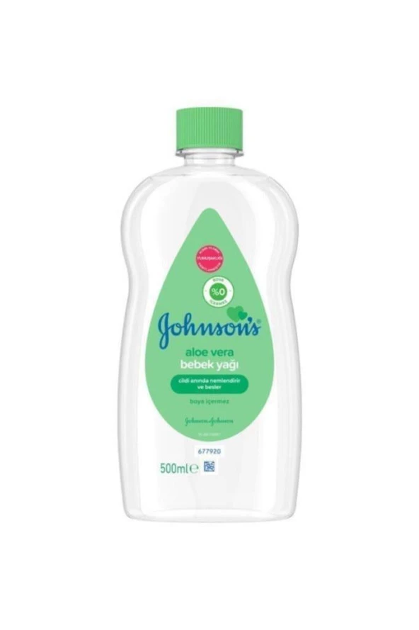 Johnson's Bebek Yağı Aloeveralı 500 Ml SKT: 11/2026