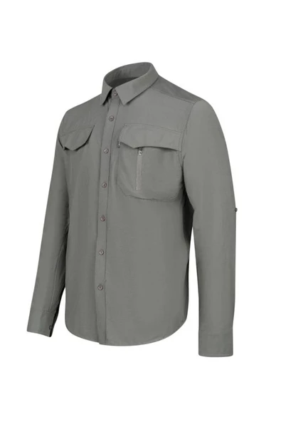 2AS Gander Erkek Gömlek Gri 2ASGANMFBFW23LIG - 4