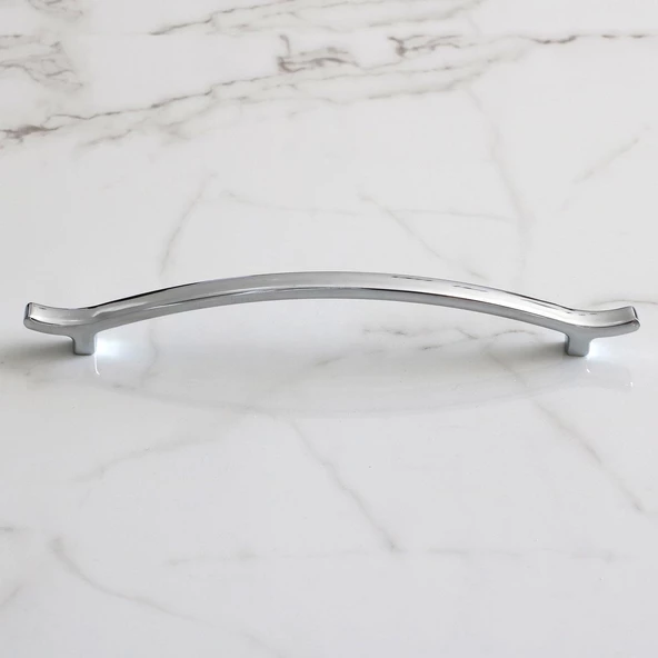 Merve (160 MM - 16 CM) Krom Renk Metal Kulp Çekmece Mobilya Mutfak Dolap Kulpları Dolabı Kulbu Kulpu - 3