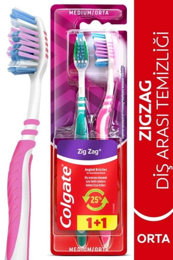 Colgate Zig Zag Diş Fırçası 1+1