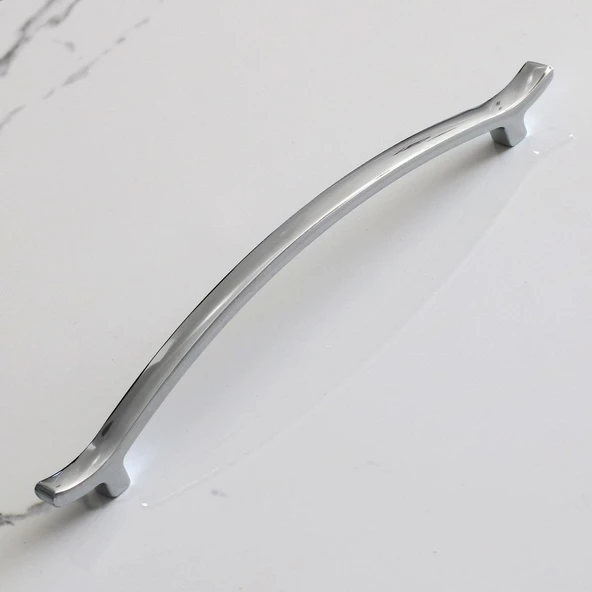 Merve (160 MM - 16 CM) Krom Renk Metal Kulp Çekmece Mobilya Mutfak Dolap Kulpları Dolabı Kulbu Kulpu - 2