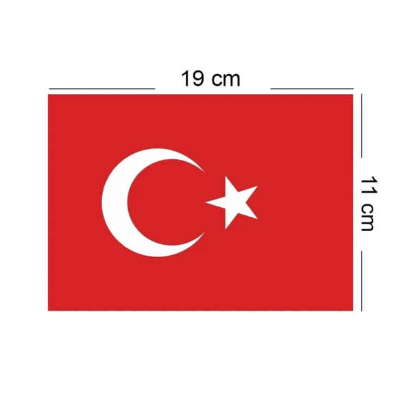 İpli Bayrak Büyük 40lı Ayyıldız - 3