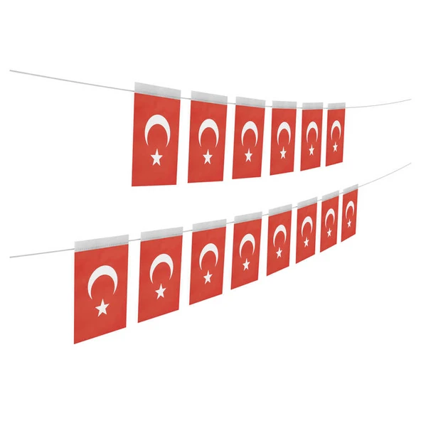 İpli Bayrak Büyük 40lı Ayyıldız