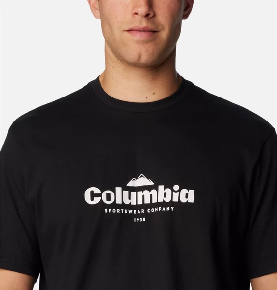 Columbia CSC M Elevated High Ss Tee Erkek Kısa Kollu Tişört CS0358-010 - Resim 4