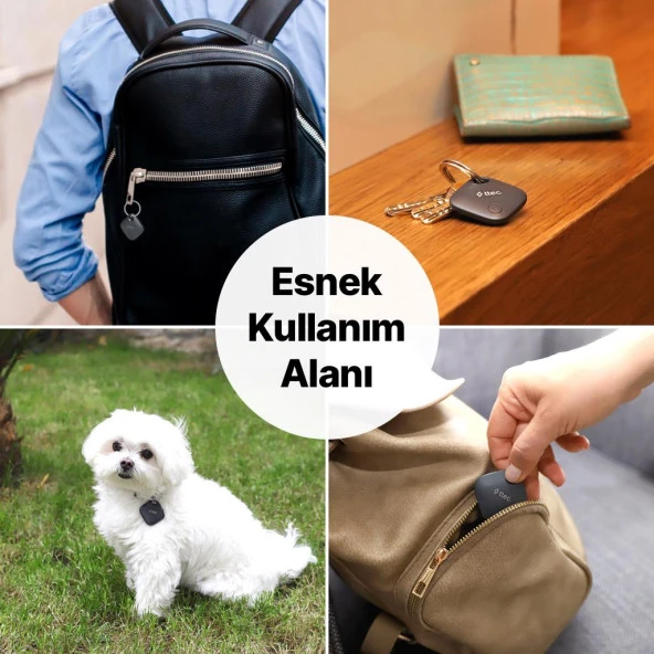 Ttec Apple Lisanslı Akıllı Takip Cihazı Air Tag Sesli Uyarı Kedi Köpek Araç Bavul Araç Takip Cihazı - 3
