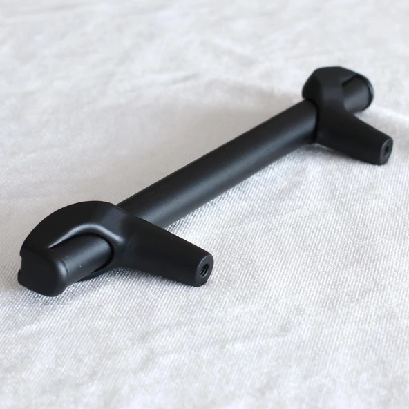 Prade 96 mm Mat Siyah Metal Kulp Çekmece Mobilya Mutfak Kapak Dolap Kulpları Dolabı Kulbu Kulpu - Resim 5