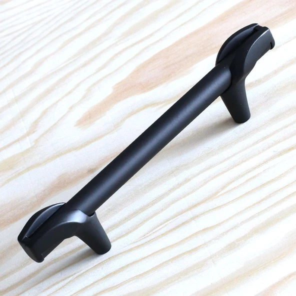 Prade 96 mm Mat Siyah Metal Kulp Çekmece Mobilya Mutfak Kapak Dolap Kulpları Dolabı Kulbu Kulpu - Resim 2