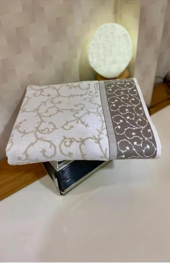 Banyo Havlusu Jalen Pamuk 90*150 cm ÖZDLK Dode Flora - 3