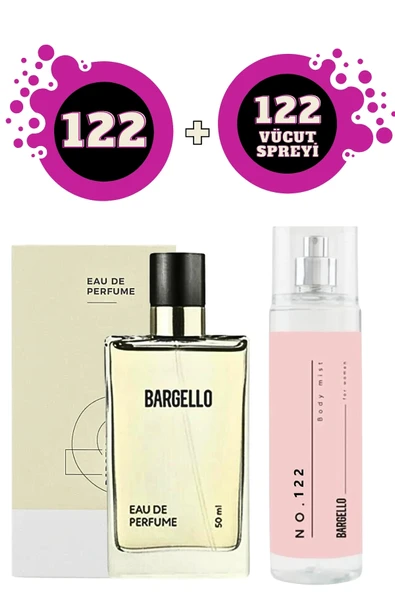 122 Edp Oriental 50 ml Kadın kokusu + No:122 210 ml Body Mist Vücut Spreyi