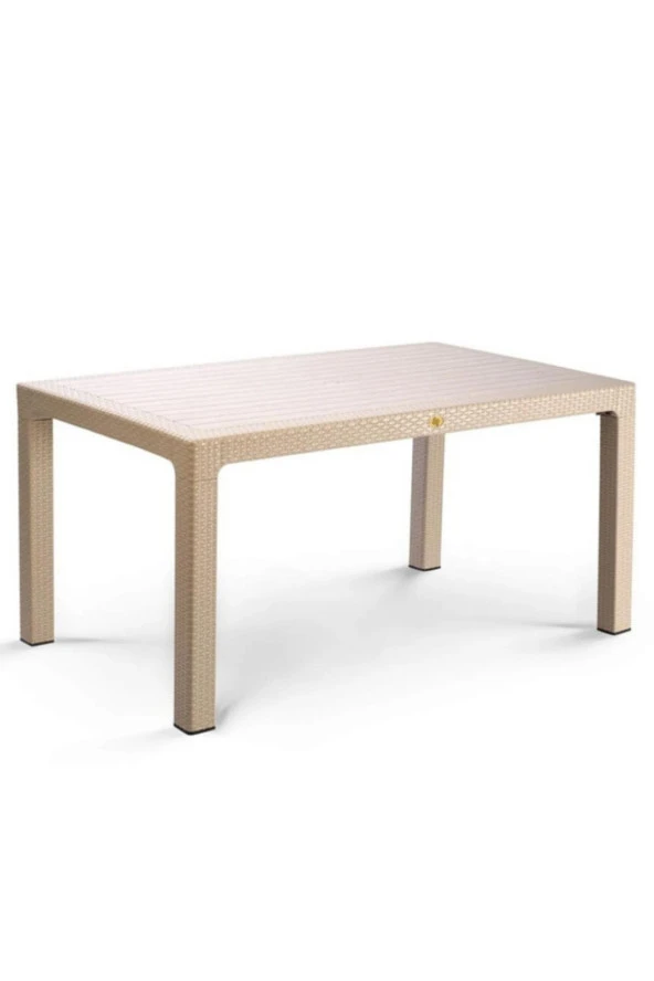 Almina Rattan Masa Takımı 90x150 Camlı Masa 4 Kişilik Rattan Sandalye Seti Bahçe Balkon Teras Takımı - 2