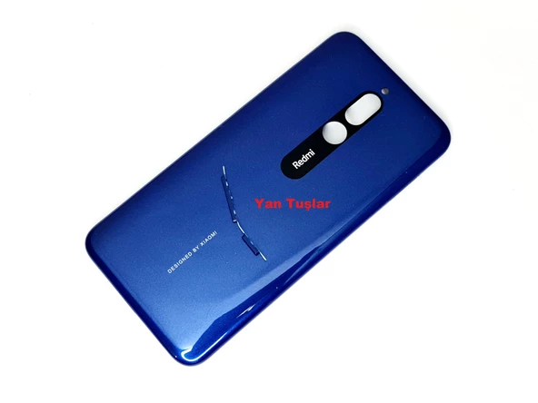 Tkgz Xiaomi Redmi 8 Kasa Arka Pil Batarya Kapağı MAVİ