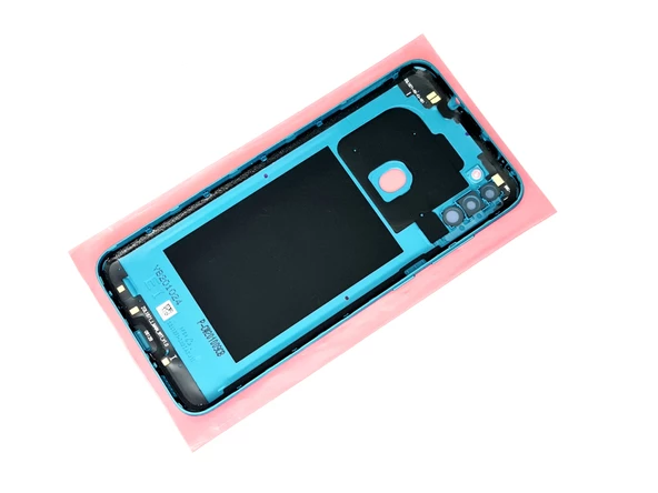 Tkgz Samsung Galaxy M11 KASA Arka Pil Batarya Kapağı Mavi - Resim 2