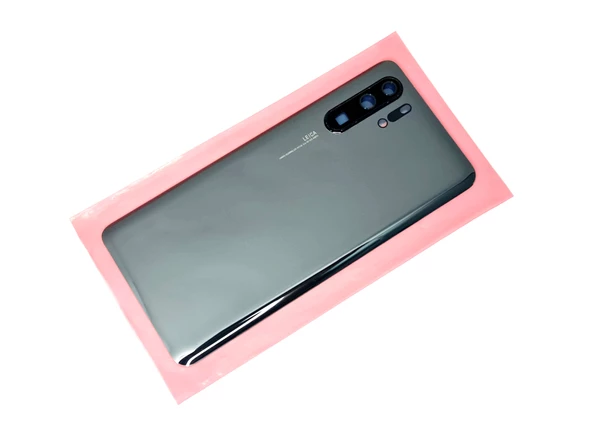 Tkgz Huawei Uyumlu P30 Pro Arka Kapak Batarya Pil Kapağı (Cam Kamera Camı) SİYAH