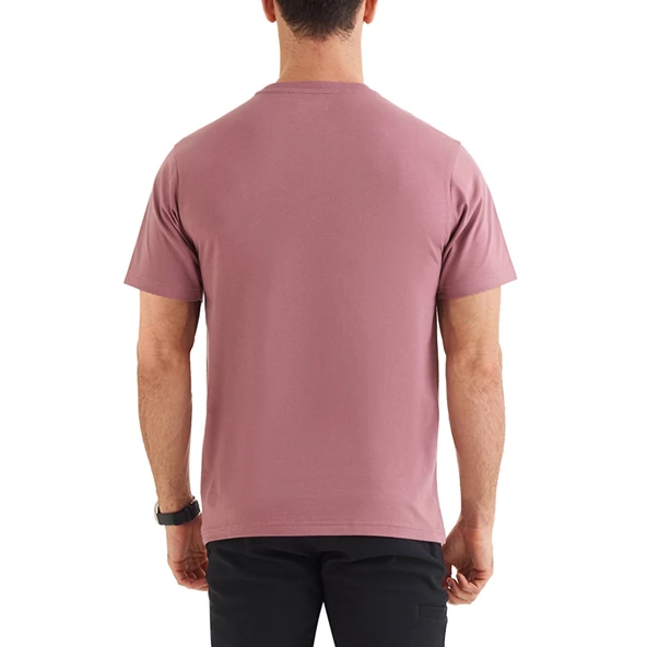 Columbia CSC Bar Split Graphic Kısa Kollu Erkek T-shirt Kırmızı CS0121-609 - Resim 2