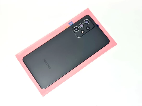Tkgz Samsung Galaxy A52 A525 Arka Pil Batarya Kapağı (FULL Kamera Lensli) SİYAH