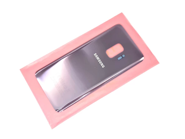 Tkgz Samsung Galaxy S9 Arka Pil Batarya Kapağı (CAM) MOR