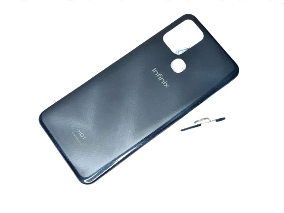 Tkgz Infinix HOT 10 KASA Arka Pil Batarya Kapağı SİYAH ürün görseli 1