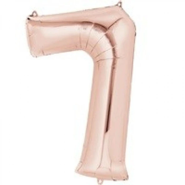 7 Rakam Rose Gold Folyo Balon 72 cm