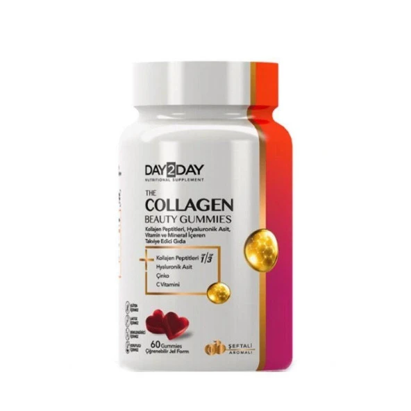 Orzax Day2Day The Collagen Beauty Gummies 60 Çiğnenebilir Tablet