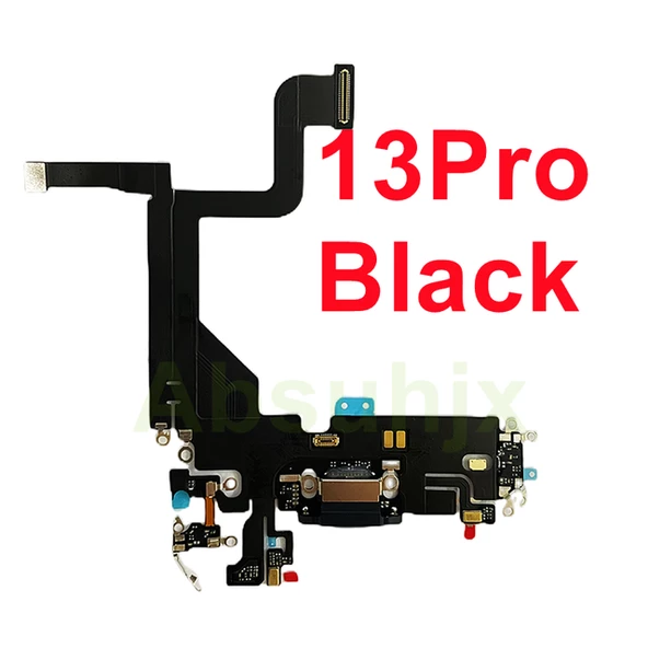 Tkgz İPhone 13 PRO FULL Şarj Soketi (SİYAH)