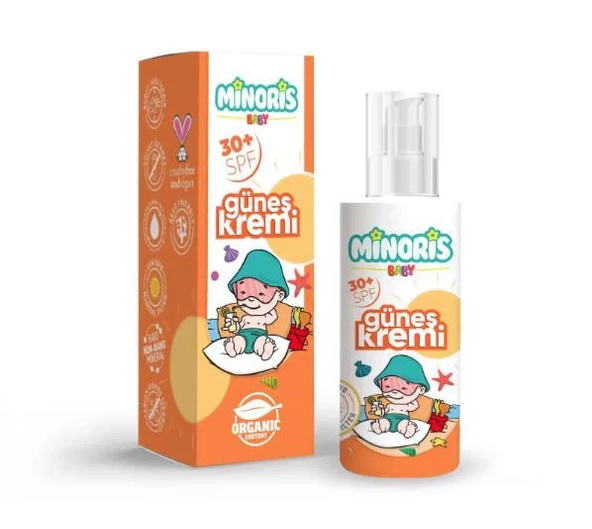 Minoris Baby Organik Güneş Koruyucu Sprey Krem Spf30 150ml