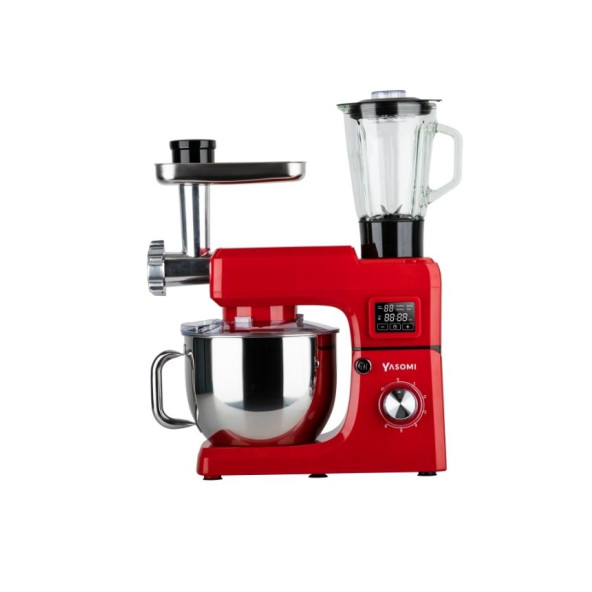 Yasomi 1511bml  7 litre Led Ekranlı Kıyma Çekme Aparatlı Blender Stand Mikser Mutfak Şefi