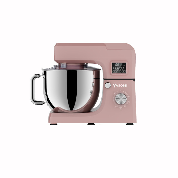 Yasomi 1511bml 7 litre Led Ekranlı Kıyma Çekme Aparatlı Blender Stand Mikser Mutfak Şefi (Pembe) - 2