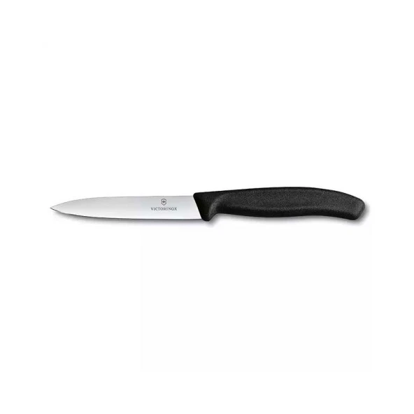 Victorinox SwissClassic 10cm Düz Soyma Bıçağı Siyah 6.7703