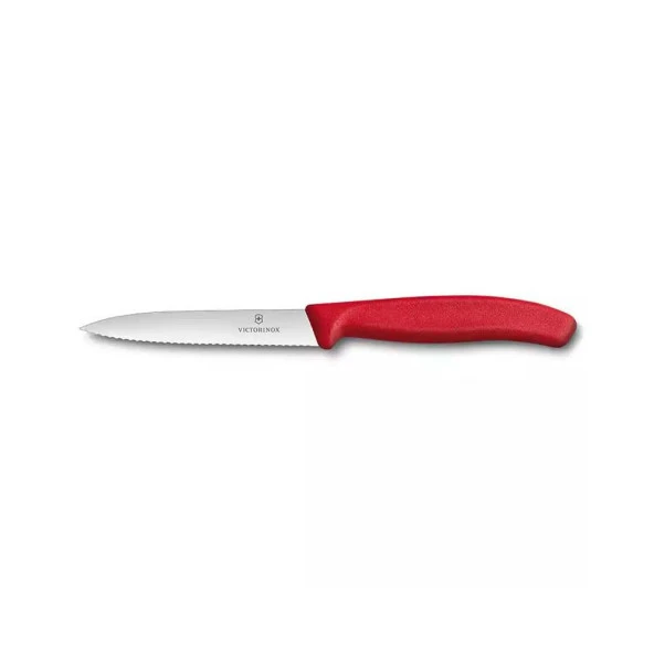 Victorinox SwissClassic 10cm Düz Soyma Bıçağı Kırmızı 6.7731