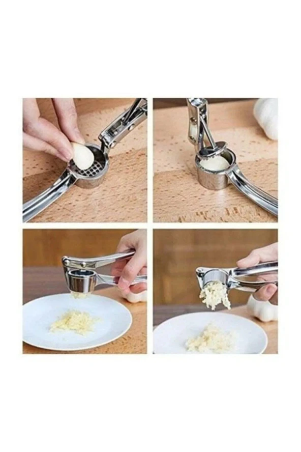 Paslanmaz Çelik Sarımsak Ezici - 4