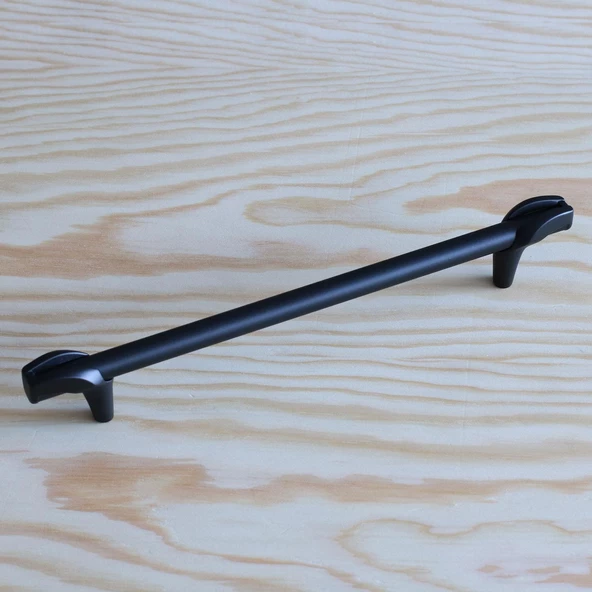 Prade 224 mm Mat Siyah Metal Kulp Mobilya Çekmece Mutfak Dolap Kapak Kulpları Dolabı Kulbu Kulpu - 4