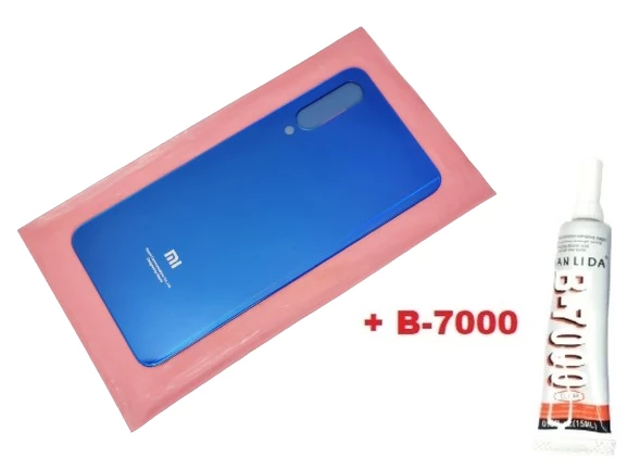 Tkgz Xiaomi Mİ 9SE Arka Pil Batarya Kapağı (CAM+B-7000) MAVİ